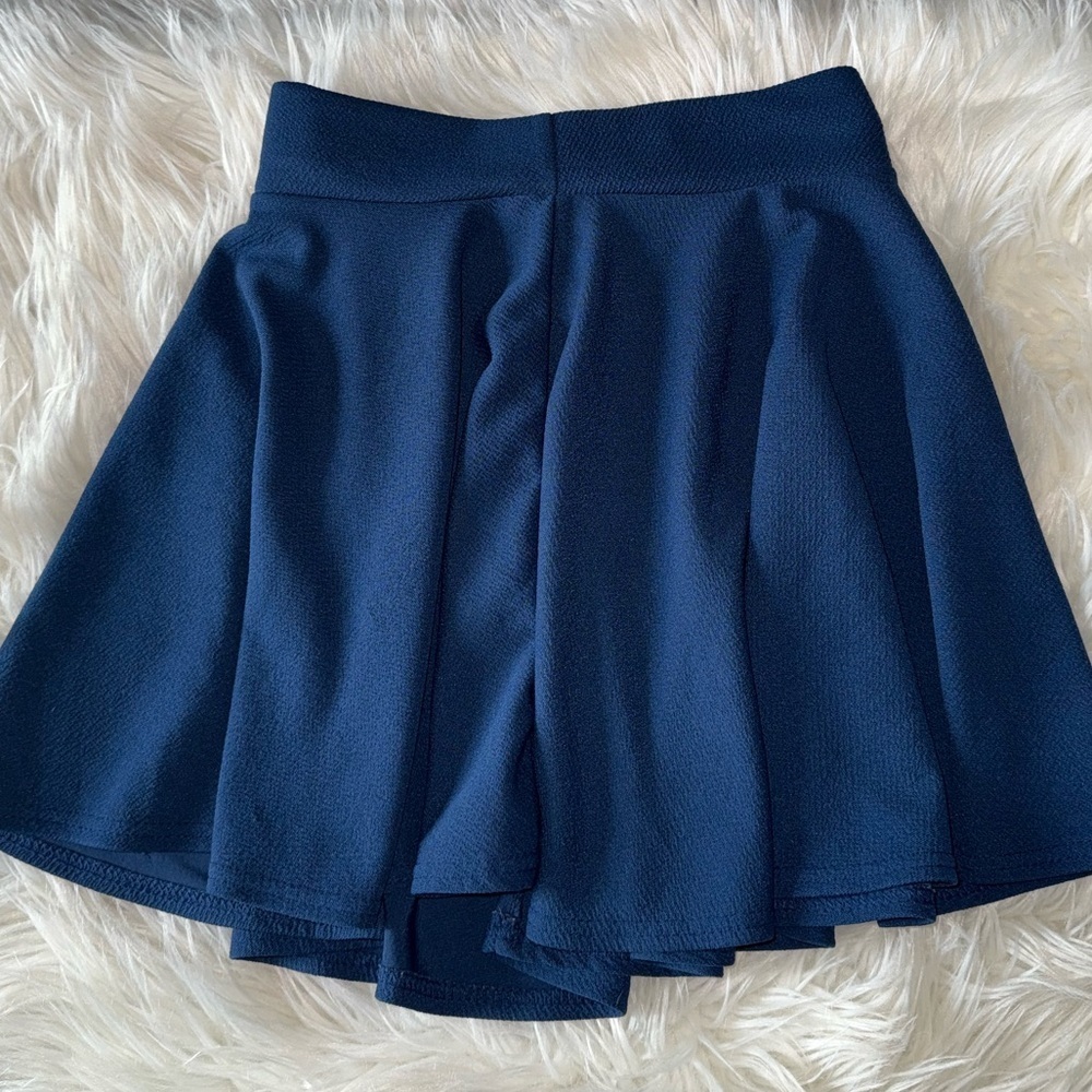 Urban CoCo Women's Stretchy Flared Casual Mini Skater Skirt Blue Size Sm… - Picture 6 of 7